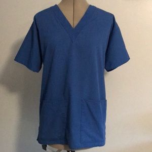 Royal Blue Scrub Top